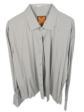 Steven Land Men's Light Blue French Cuff Dress Shirt 18.5 36/37 Big & Tall